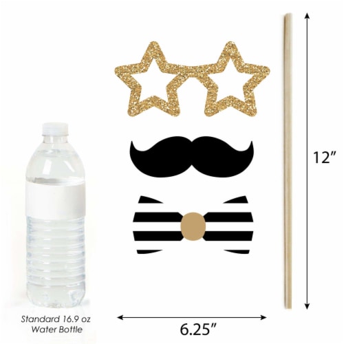 Big Dot Of Happiness Mr And Mr Gold Gay Wedding Photo Booth Props