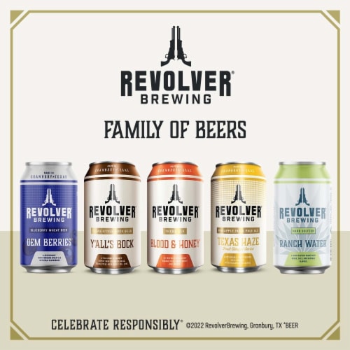 Revolver Blood Honey Citrus Blonde Pale Ale Beer Cans 6 Cans 12 Fl