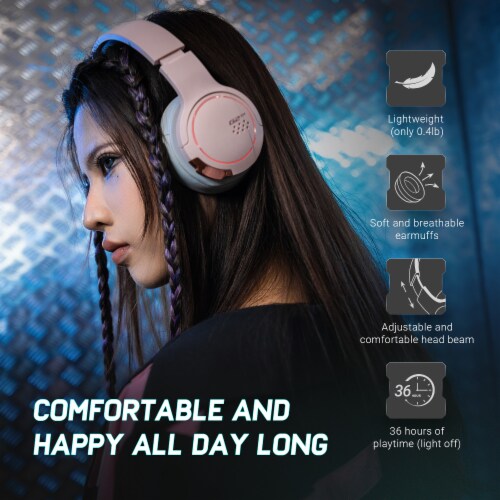 HECATE By Edifier G2BT Bluetooth Gaming Headset Pink 1 Kroger