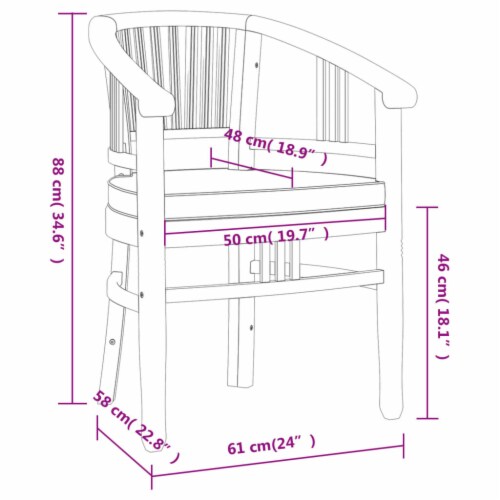 Vidaxl Piece Patio Dining Set Solid Wood Teak X X