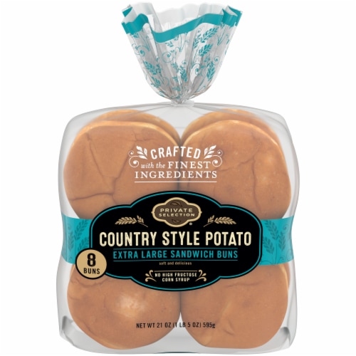 Private Selection Country Style Potato Extra Large Sandwich Buns Ct