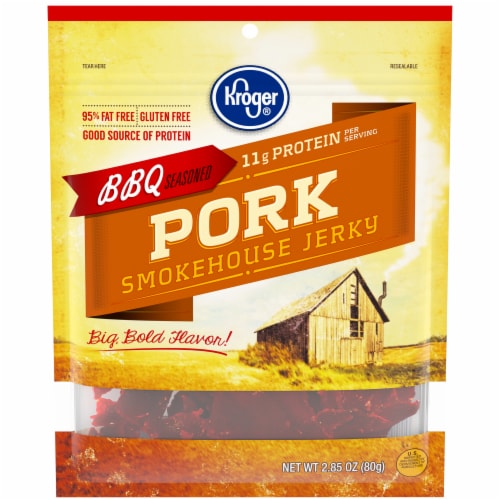 Kroger BBQ Seasoned Pork Smokehouse Jerky 2 85 Oz Kroger