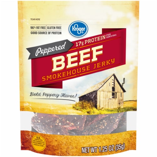 Kroger Peppered Beef Smokehouse Jerky Oz Frys Food Stores