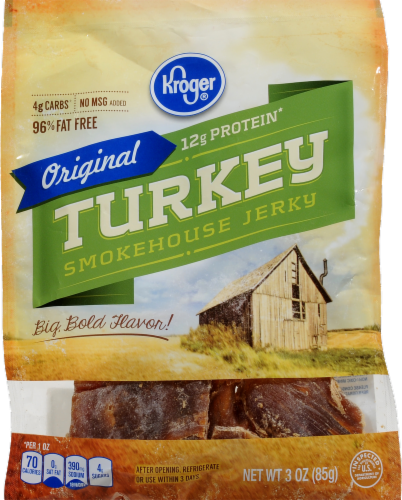 Kroger Turkey Smokehouse Jerky 3 Oz Kroger