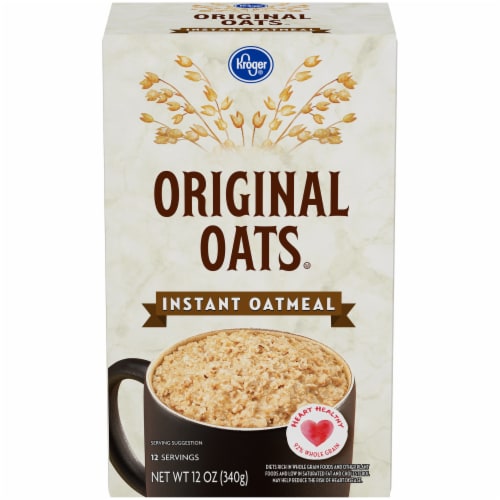 Kroger Original Oats Instant Oatmeal Ct Oz Qfc