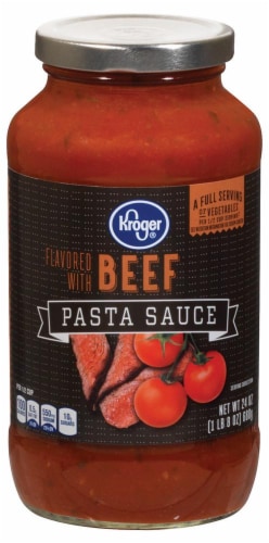 Kroger Beef Pasta Sauce 24 Oz Kroger