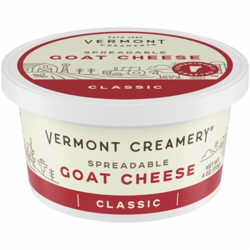 Vermont Creamery Classic Spreadable Goat Cheese 4 Oz Fred Meyer