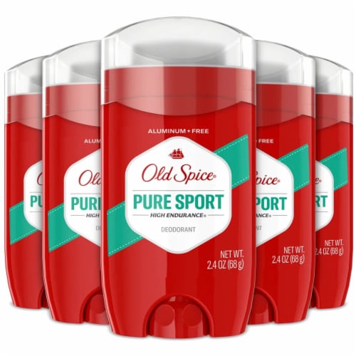 Old Spice Pure Sport Deodorant 2 4 Ounce Pack Of 5 1 Kroger