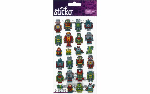 EK Sticko Sticker Mini Robots 1 Kroger