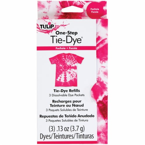 Tulip One Step Tie Dye Refill Oz Pkg Fuchsia Kroger