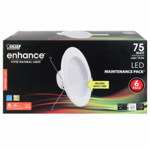 Feit Electric Enhance Soft White In W Led Dimmable Recessed