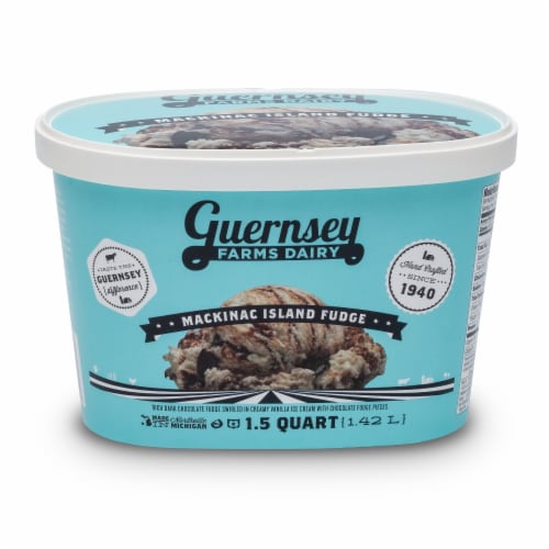 Guernsey Farms Dairy Mackinac Fudge Ice Cream Tub Oz Ralphs