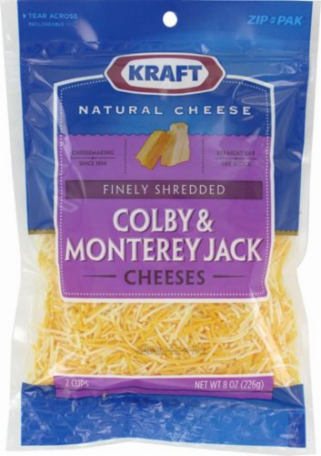 Kraft Finely Shredded Colby Monterey Jack Cheese Oz Kroger