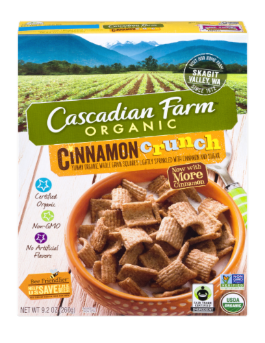 Cascadian Farm Organic Cinnamon Crunch Cereal Oz Qfc