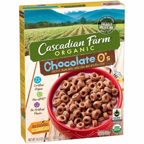 Cascadian Farm Organic Chocolate O S Cereal 10 2 Oz Kroger