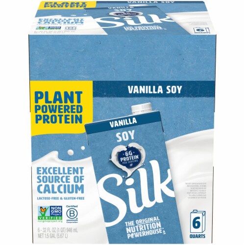 Silk Vanilla Soymilk Ct Fl Oz Kroger