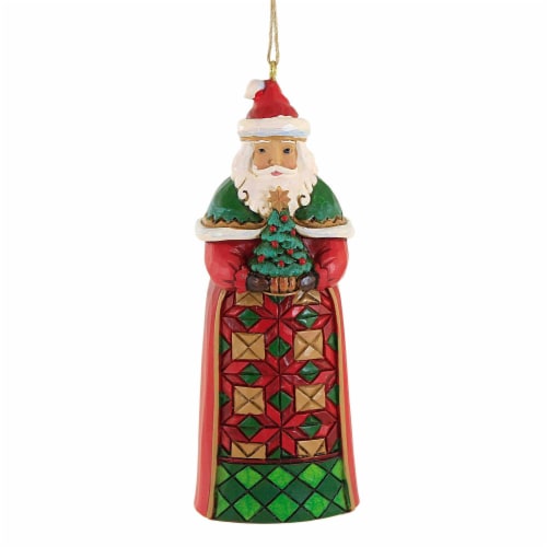 Jim Shore Santa Holding Tree Polyresin Heartwood Creek Qfc