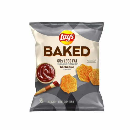 Lay S Oven Baked Barbecue Flavord Potato Crisps 0 875 Oz Pack Of 60