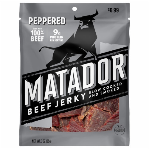 Matador Slow Cooked And Smoked Peppered Beef Jerky Oz Frys Food