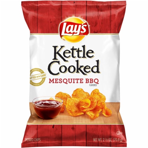 Lay S Mesquite BBQ Kettle Cooked Potato Chips 2 5 Oz Frys Food Stores