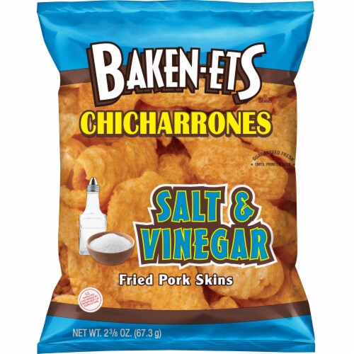 Baken Ets Salt Vinegar Chicharrones Fried Pork Skins Oz Kroger