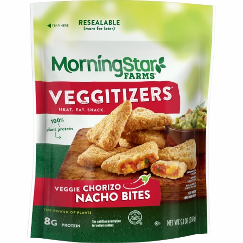 MorningStar Farms Veggitizers Chorizo Nacho Nacho Bites 1 Ct 9 1 Oz