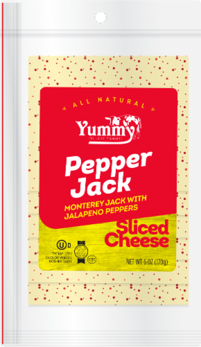 Yummy Pepper Jack Sliced Cheese 6 Oz Kroger