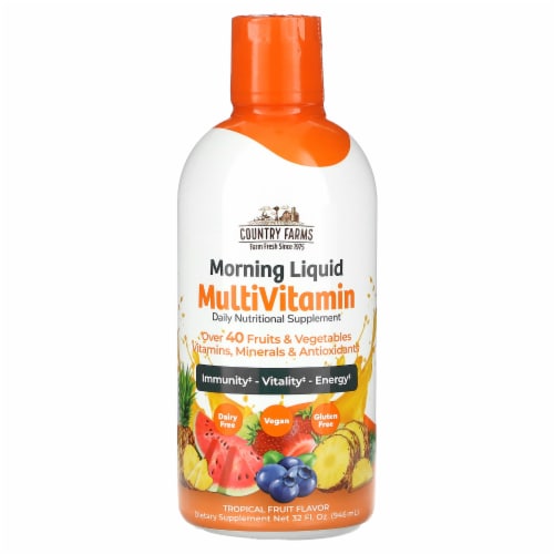 Country Farms Morning Liquid Multivitamin Vitamins And Minerals For