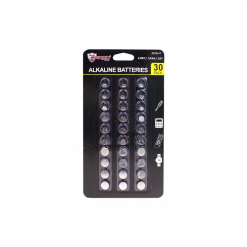 GLS Battery Solutions Alkaline Assorted Button Cell Battery 30 Pk