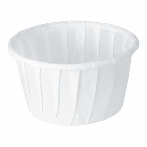 Solo Disposable Souffle Cup White Paper 1 25 Oz 250 Ct 125 2050 250