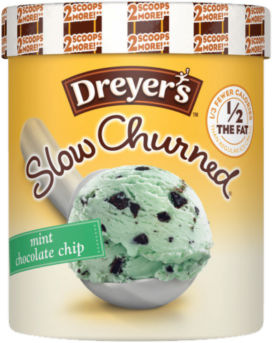 Dreyer S Slow Churned Mint Chocolate Chip 56 Fl Oz King Soopers