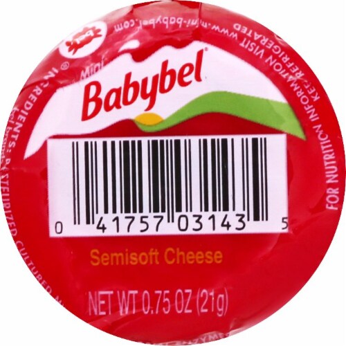 Mini Babybel Original Single Serve Snack Cheese 0 75 Oz Kroger