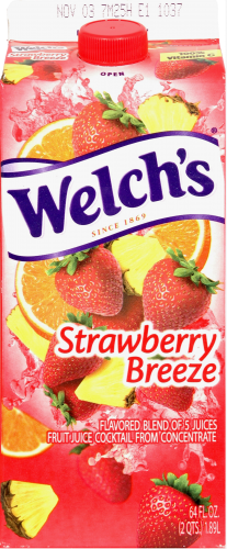 Welch S Strawberry Breeze Cocktail Juice Fl Oz Frys Food Stores