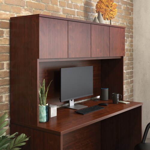 Sauder Affirm 60 Desktop Hutch In Classic Cherry 1 Ralphs