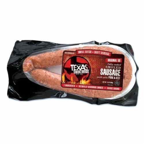 Texas Smokehouse Fully Cooked Original Smoked Sausage Oz Foods Co