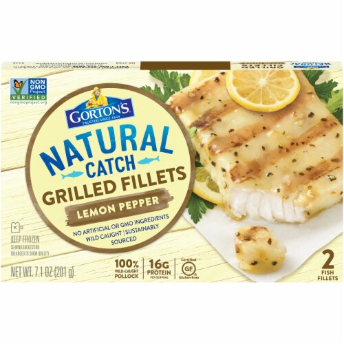 Gorton S Natural Catch Lemon Pepper Grilled Fish Fillets Count