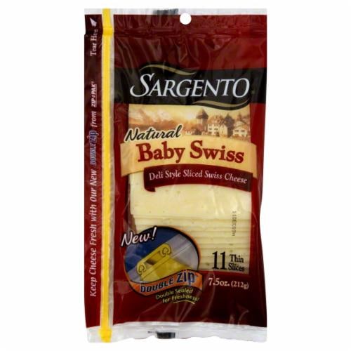 Sargento Natural Baby Swiss Deli Style Sliced Cheese Oz Kroger