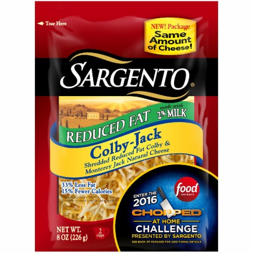 Sargento Reduced Fat Shredded Colby Jack Cheese Oz Kroger