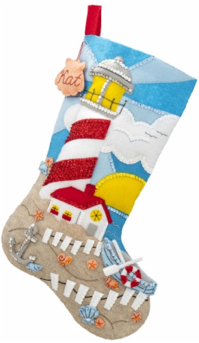 Bucilla Felt Stocking Applique Kit 18 Long Lighthouse 1 Kroger