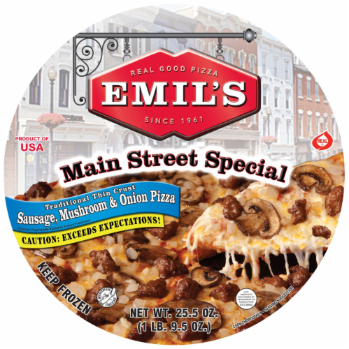 Emil S Main Street Special Sausage Mushroom Onion Pizza Oz Kroger