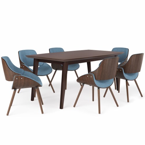 Malden V Pc Dining Set With Upholstered Bentwood Dining Chairs