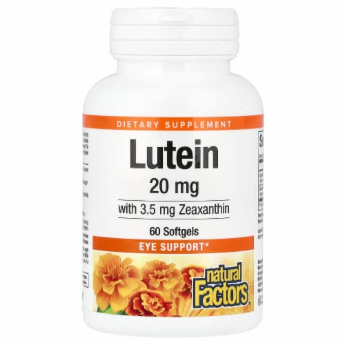 Natural Factors Lutein Mg Softgels Count King Soopers