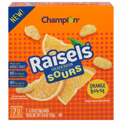 Raisels Raisins Golden Orange Oz Case Of Oz Each Kroger