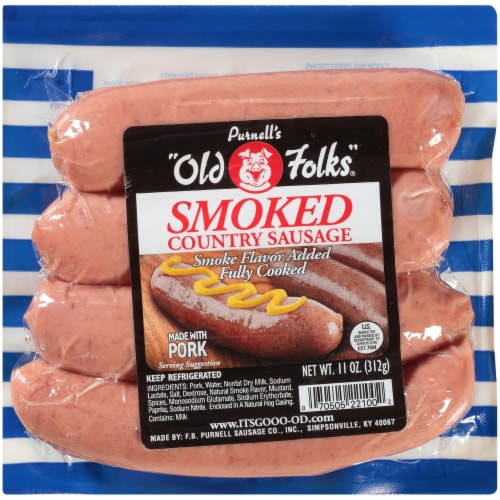 Purnell S Old Folks Smoked Country Sausage 11 Oz Kroger