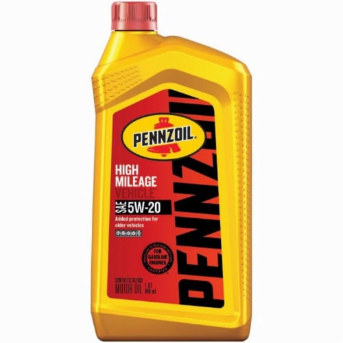 Pennzoil W High Mileage Synthetic Blend Motor Oil Fl Oz Fred