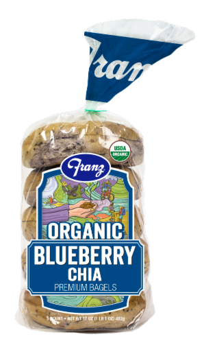 Franz Organic Blueberry Chia Premium Bagels Oz Kroger