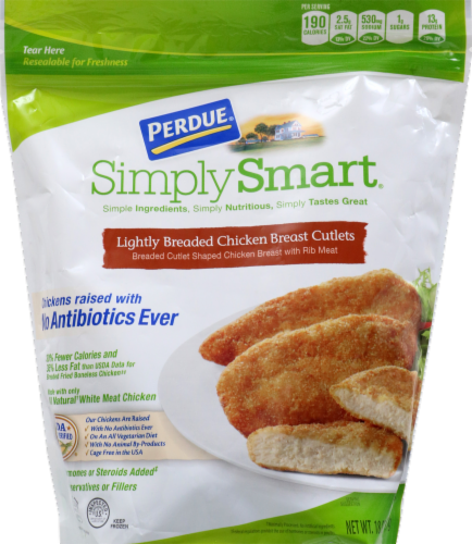 Perdue Simply Smart Lightly Breaded Chicken Breast Cutlets Oz Kroger