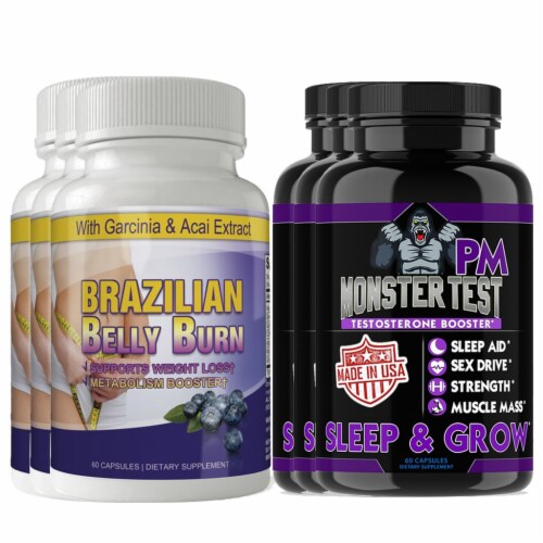 Brazilian Belly Burn And Monster PM Combo Pack 1 Unit Kroger