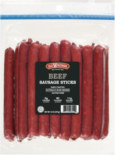 Old Wisconsin Beef Sausage Snack Sticks 14 OZ King Soopers