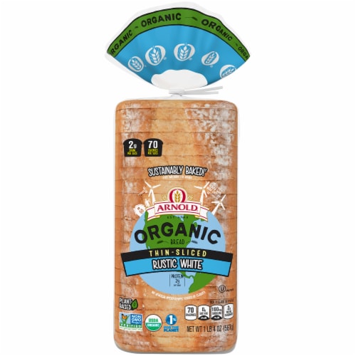 Arnold Organic Thin Sliced Rustic White Bread Oz Foods Co